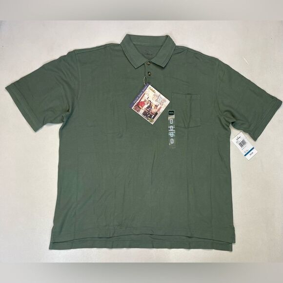 Cabela’s Polo Shirt Men XL Green Short Sleeve NWT - Picture 1 of 6